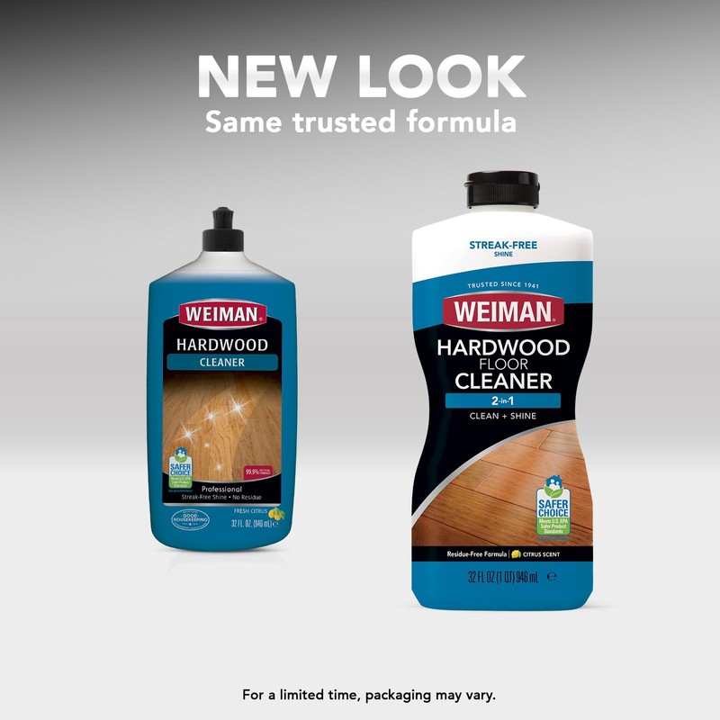 Weiman Hardwood Cleaner for Finished Hardwood Floors, Engineered Floors, Laminate