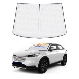 Cartist - Parasol para parabrisas de 5 capas, ajuste personalizado para Honda HR-V HRV 2023 2024, accesorios plegable para ventana delantera del coche, protector de visera