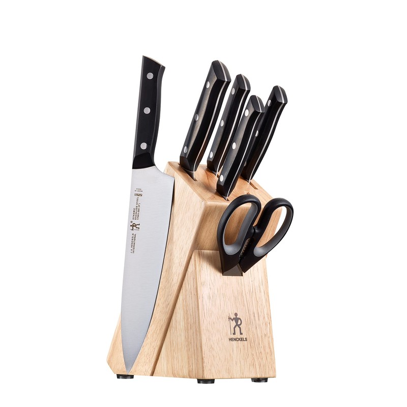 HENCKELS Dynamic Razor-Sharp 7-Piece Knife Set, Chef Knife, Bread Knife,