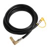 Roastove Propane Elbow Adapter with Extension Hose, 12 FT RV