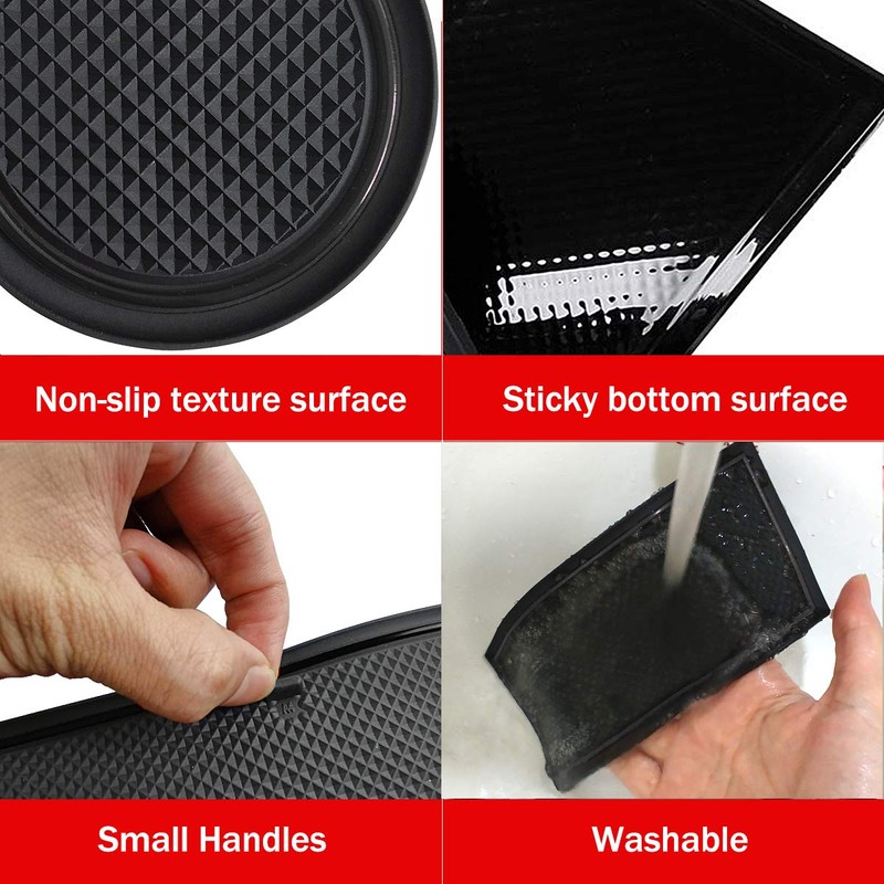 auovo Door Cup Holder Console Liners Inserts Custom Fit for