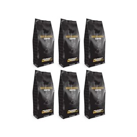 Brickhouse Coffee, Brickhouse Blend, 100% Colombian Dark Roast Premium Ground Coffee, 12oz Bag (Six Pack)