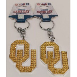 Unbranded  Lot of 2 University of Oklahoma OU Key Chain.........