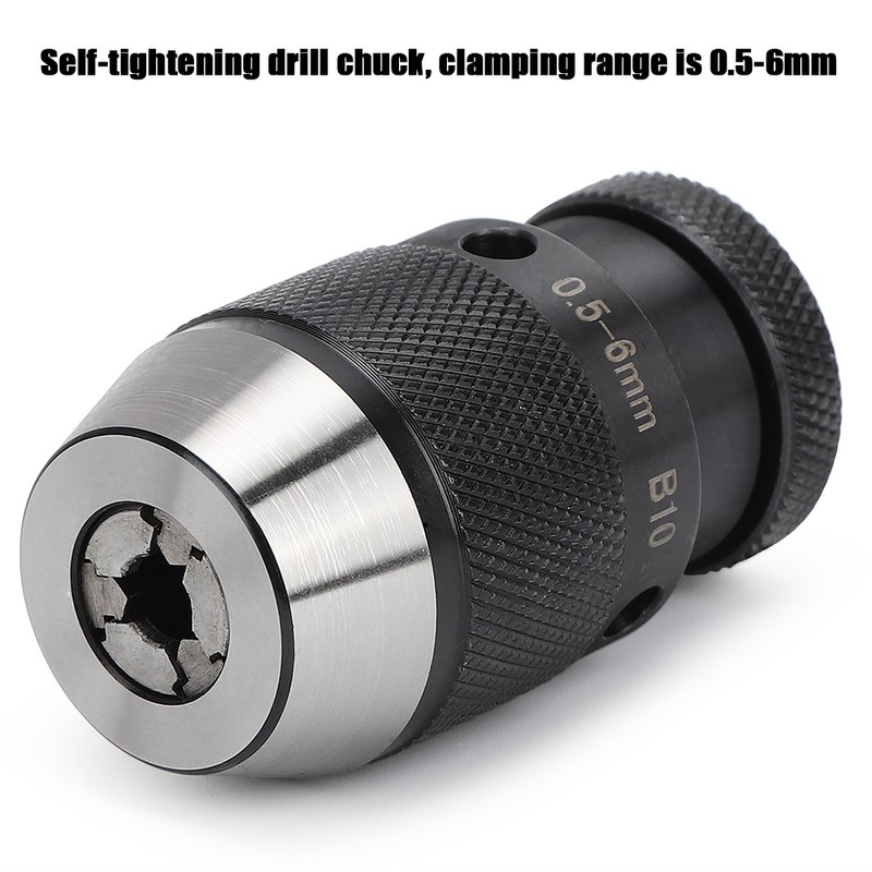 B10 Automatic Locking Drill Chuck Milling Machine Self Tighten Drill