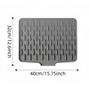 Silicone Dish Drying Mat for Kitchen Countertop - Heat Resistant