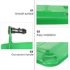 Toddmomy Outdoor Garbage Can Replacement Lid, Waste Container Trash Can