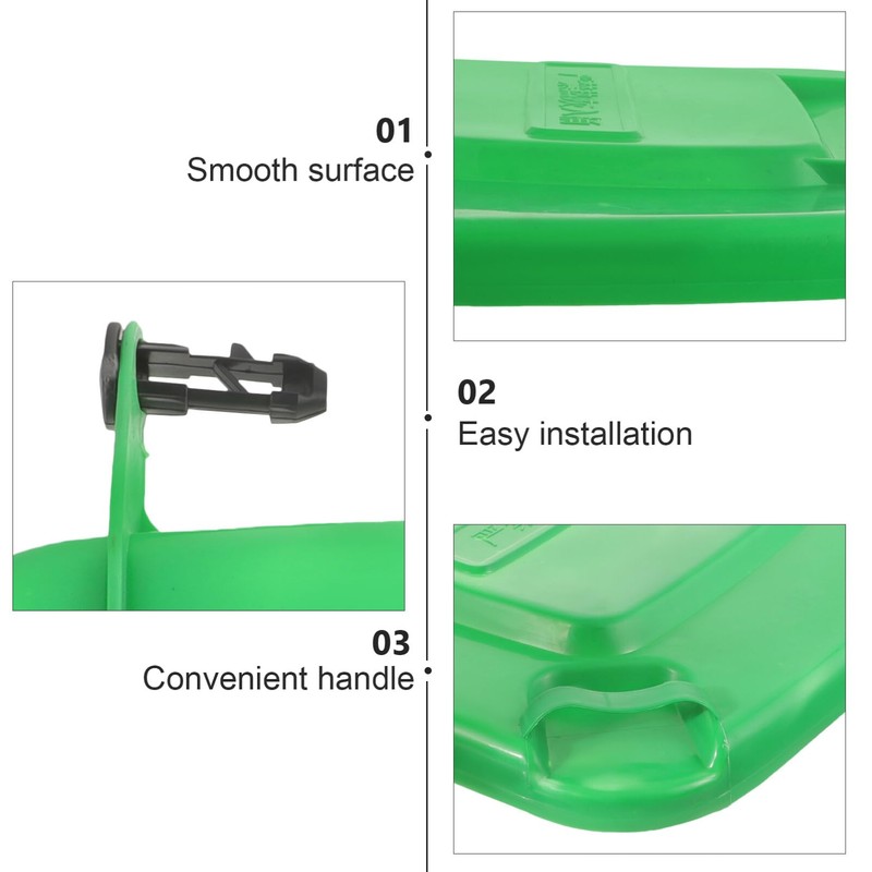 Toddmomy Outdoor Garbage Can Replacement Lid, Waste Container Trash Can