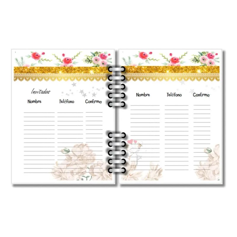 Agenda De Boda Wedding Planner De La Novia Planificador