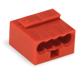 Wago-form of connection 243-804 6-0.8 x 40 mm (Pack of 100)-Piece), Red