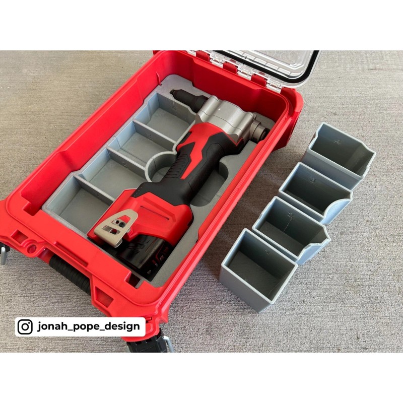 Jonah Pope Design Milwaukee Packout Insert for M12 Rivet Gun