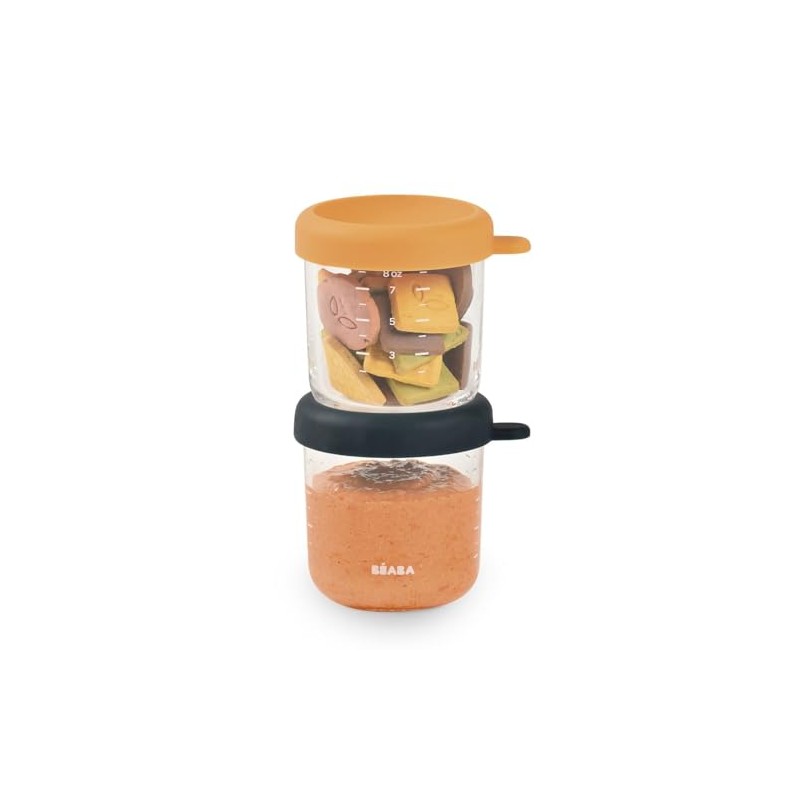 BÉABA, Set of 2 Portions Baby Food Jar, Extra Heavy