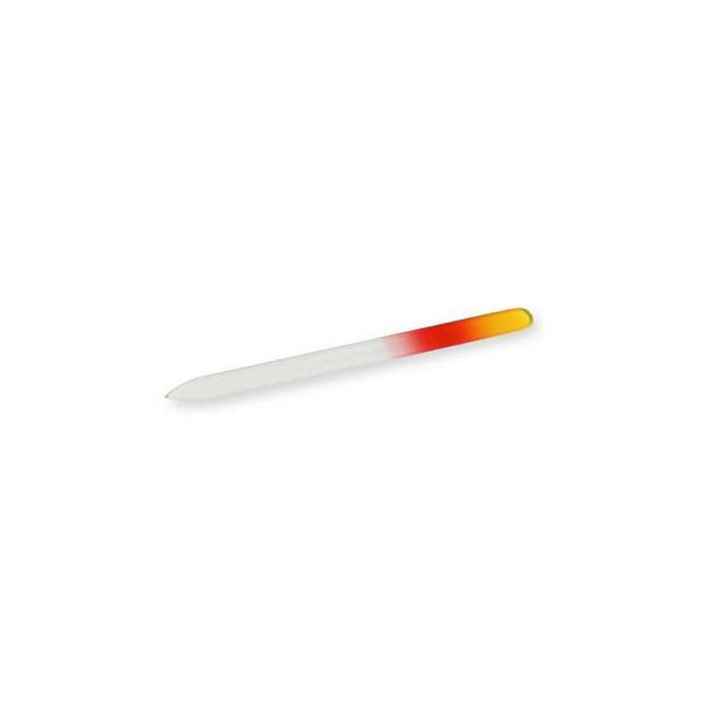 Brajek Glass Nail File 140mm Single Sided (Orange Gradient #01)