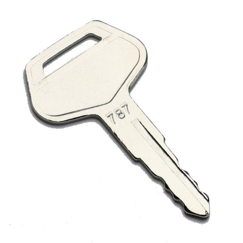 Newyuan Pack of 10 787 Ignition Keys Compatible with Komatsu