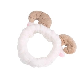 TOVINANNA Adjustable Headband for Girls Soft Horn Bands Hair Band Spa Headwrap for Curly Hair Makeup Shower Use