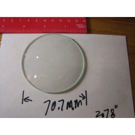 Unbranded Glass,slightly convex (curved),  2.78"diameter (70.38mm)Stewa