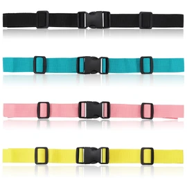 4 Pcs Non-slip Backpack Chest Straps, Heavy Duty Adjustable Adult Universal Backpack Sternum Strap Chest Belt with Quick Release Buckle for Outdoor Camping Hiking Jogging (Multiple Color)