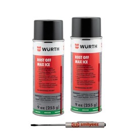 Smilyeez Listing for Wurth Rost Off Max Ice Penetrating Lubricant (2 Cans) - Rust Eating - Advanced Penetrating Formula with Pocket Screwdriver