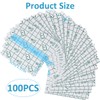 100 Duschpflaster Wasserfest Pflaster, Tattoo Folie Heilung 5cm*5cm, Wasserdicht Transparent