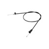 MOTOFLEX Set of 5 Bowden cables, black, flat handlebars -