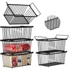 ANJUBAN Enhanced Leak-Proof Bottom - Freezer Organizer Bins ，6 Pack