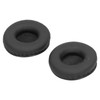 Headphone Ear Cover Cushion Sponge Earpad Artificial Leather Black Fit