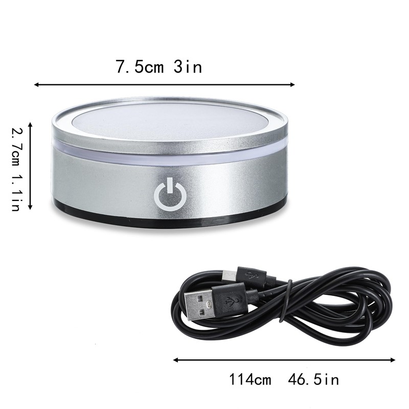 ZEERSHEE LED Light Base for Acrylic 3D Glass Resin Art