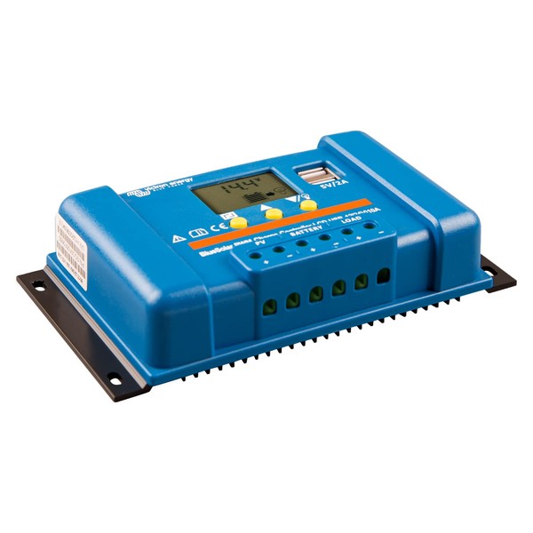 Victron Energy Victron Energy BlueSolar PWM-LCD&USB 12/24-Volt 10 amp Charge