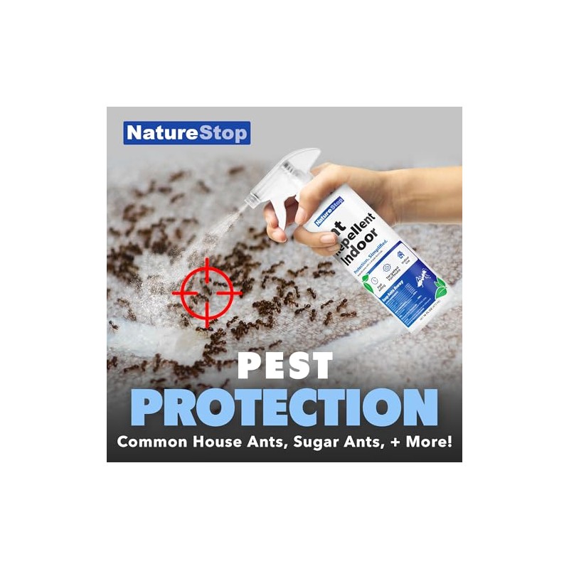 Ant Repellent Spray for Indoor Use, Ant Deterrent with Long-Lasting