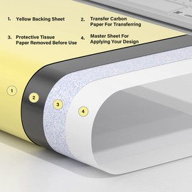 Trasnfer Paper Stencil Paper 4 Layers Stencil Paper A4 Size Transfer Paper Stencil Paper(50 Sheets Paper)