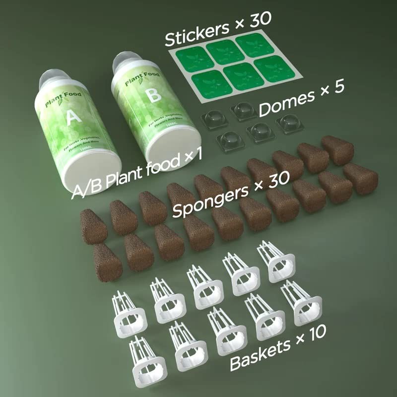 LETPOT 77 Pcs Seed Pod Kits, Square Grow Anything Kit
