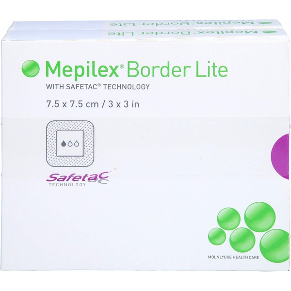 MEPILEX Border Lite Verband 7,5x7,5 cm steril, 10 St VER