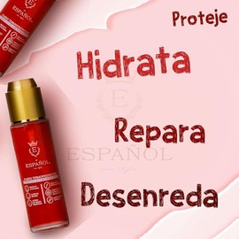 El Espaol con Stylo - Fluido termoprotector brillo intenso - protege de los rayos UV - Protege el cabello contra el cloro de la alberca - antifrizz...