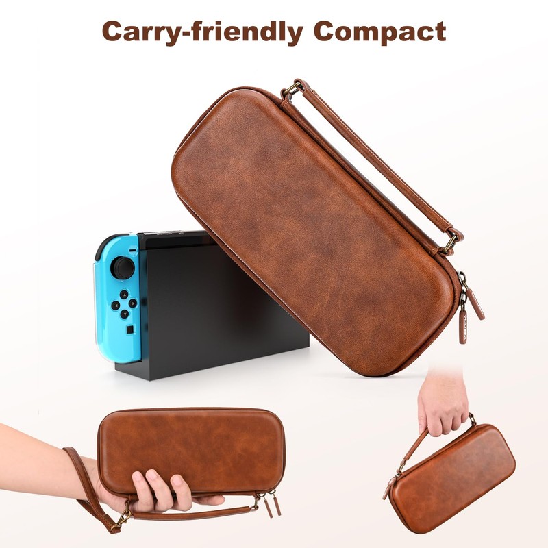 Younik Switch Case for NS Switch and Switch OLED, PU