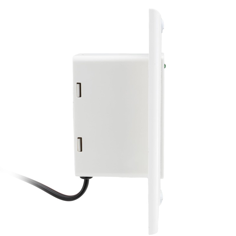 RecPro RV Wall Mount USB Charger with Wall Plate |