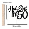 Decoración para tarta con texto en inglés "Holy Sh*t I'm