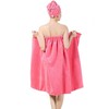 Verve Jelly Women's Spa Wrap Robe Set Soft Cozy Absorbent