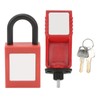 Lock Circuit Breaker Lockout Alloy Serrated Nylon Padlock 25mm Lockhole