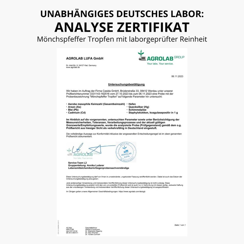 Casida® Monk Pepper Drops - For Inner Balance and Harmony