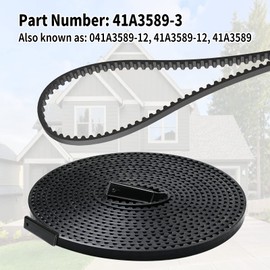233 inch 41A3589-3 41A3589-12 Garage Door Opener Drive Belt Compatible with Liftmaster Chamberlain Starting Belt 1270 1280 1280R 8100 8200 9200 for 8ft Garage Door, Belting Ribs spacing is 0.3 inch