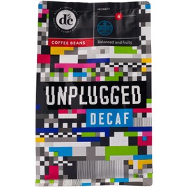 dC Coffee Unplugged Decaf Coffee - Stone Fruit, Caramel and Almond - An Exceptional Experience and A Flavorful Escape Without Caffeine - (Ground Coffee Beans, 250g)