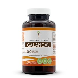 Galangal 120 cápsulas, hechas con cápsulas vegetales y alivio de síntomas asociados con la artritis (120 cápsulas)
