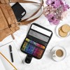 Tabtime Black Pill/Tablet Wallet, Weekly 7 Day Pill Box Organiser