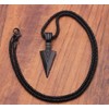 RICHARD-911 Collar Cadena Punta De Flecha Regalo Pareja Color Negro