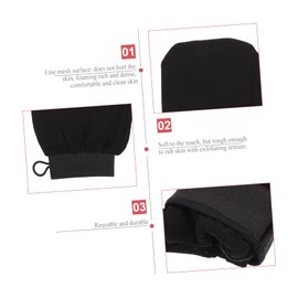 KOMBIUDA Exfoliating Gloves Body Brush for Men Skin-softening Body Exfoliator Scrub Bath Gloves for Shower
