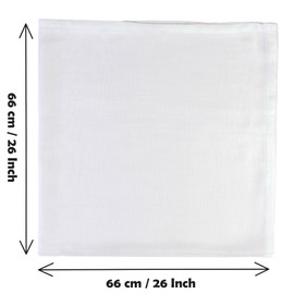 FT Fashion Track, Muslin Cloths for Baby, Muslin Squares (66 x 66 Cm) Soft Muslin Wash Cloths, Baby Swaddle (Pack of 6)