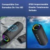 Bocina Bluetooth Foco My Lord F608 20W IP67 TWS Luces