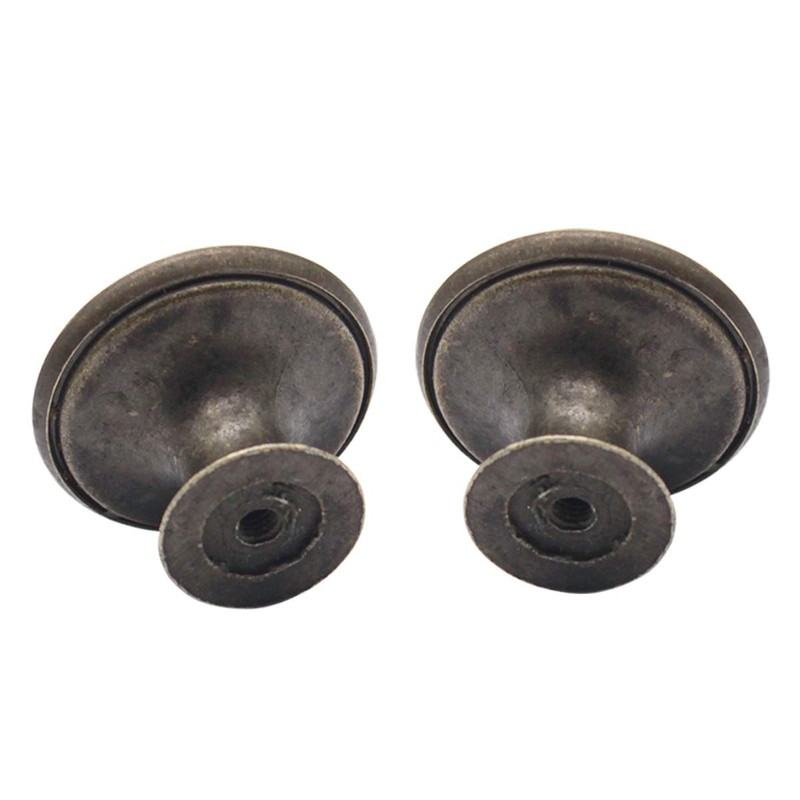 12 Pcs Retro Pull Handles, 30MM Bronze Kitchen Cabinet Drawers