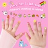 Kids Stick on Nails - 120PCS Kawaii Kids Nails False