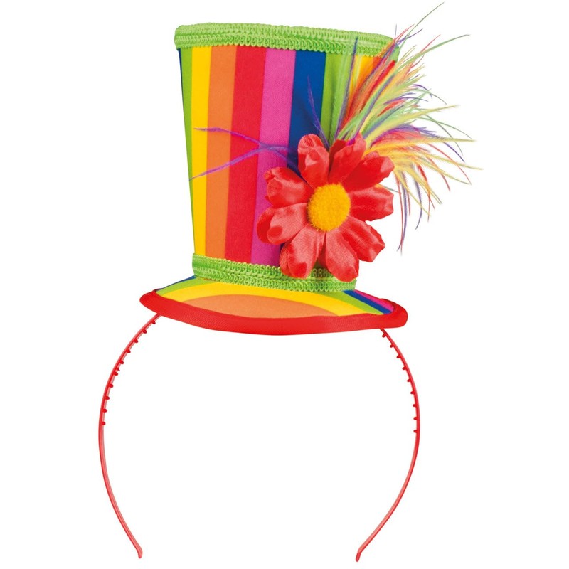 Boland Boland 55510 - Haarreif Blossom, Tiara mit Mini Hut,