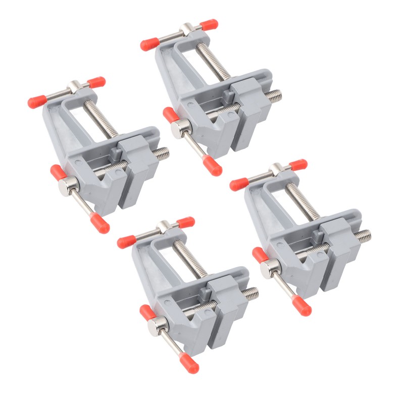4PCS Portable Mini Table Clamp Aluminum Alloy Mini Bench Vice